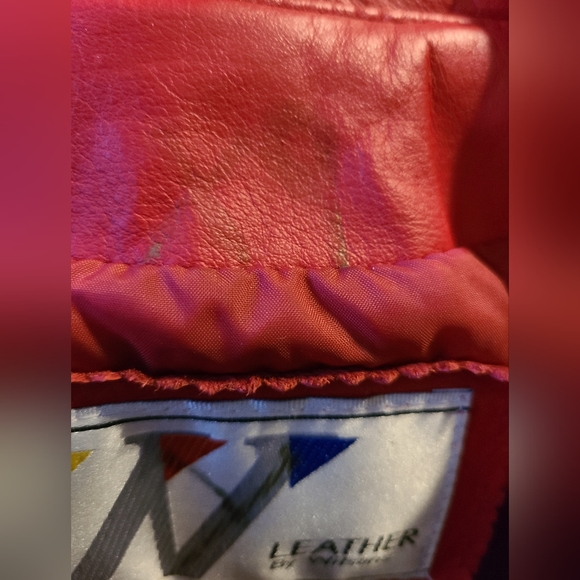 * Vintage 80s Wilson's Leather Jacket - Picture 5 of 7
